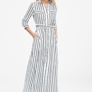 Banana Republic Maxi Shirt Dress with pockets